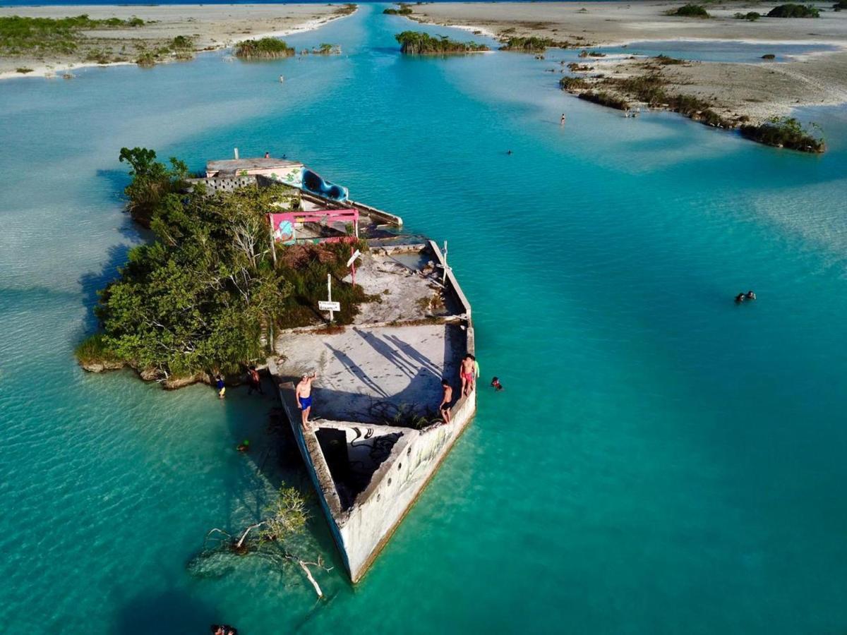 Casa Villa Real- Lagoon Acces And Stunning Views! Bacalar Exterior foto